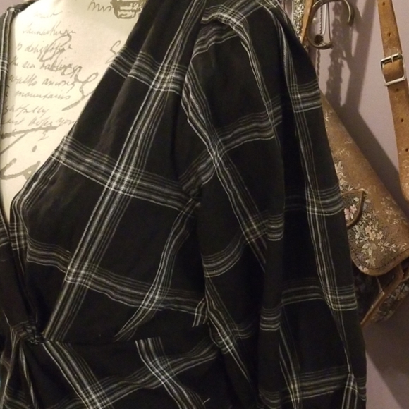 Free People Miss Molly Plaid Mini Dress - Picture 4 of 6